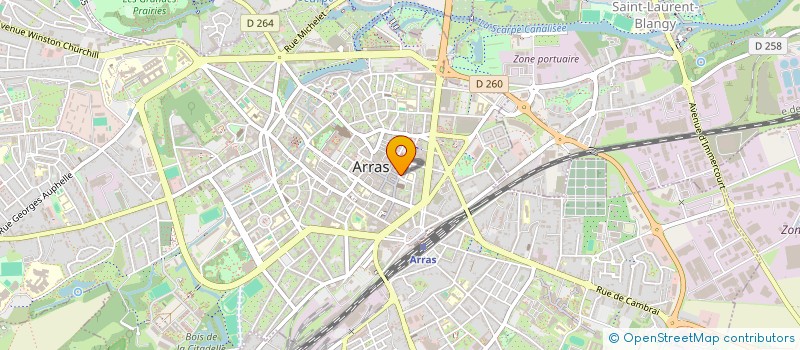 localisation de l'entreprise MAXSAM à ARRAS