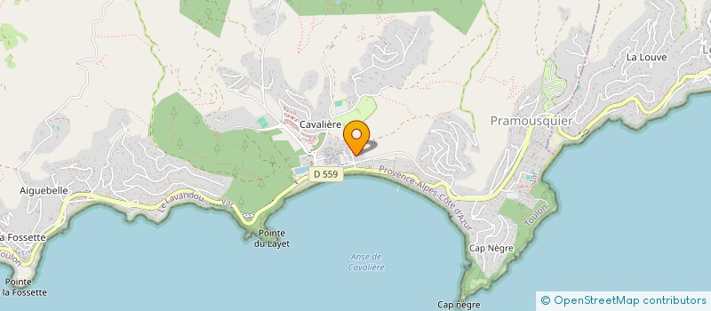 localisation de l'entreprise MAXSAND à LE LAVANDOU