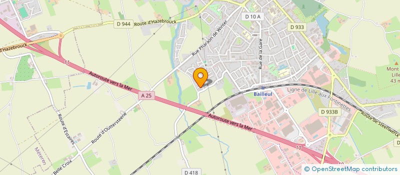 localisation de l'entreprise MAXSTAS à BAILLEUL