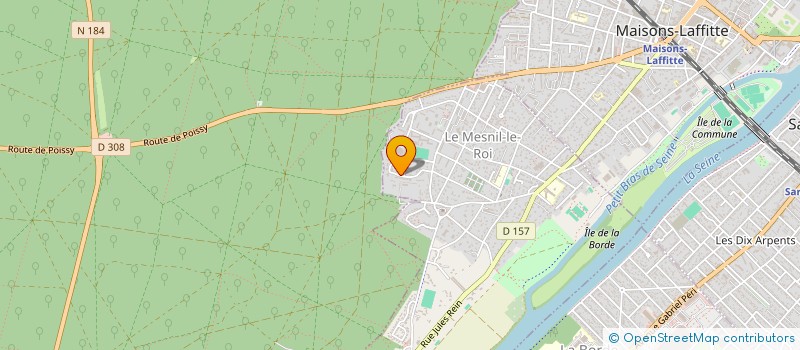 localisation de l'entreprise MAXTHIGRE PATRIMOINE  LE MESNIL-LE-ROI