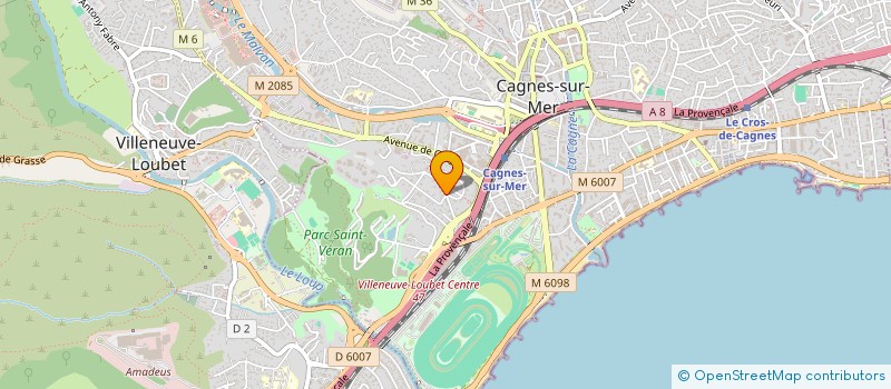 localisation de l'entreprise MAXTONN à CAGNES-SUR-MER