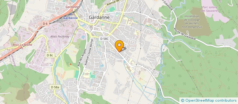 localisation de l'entreprise MAXVABEN  GARDANNE