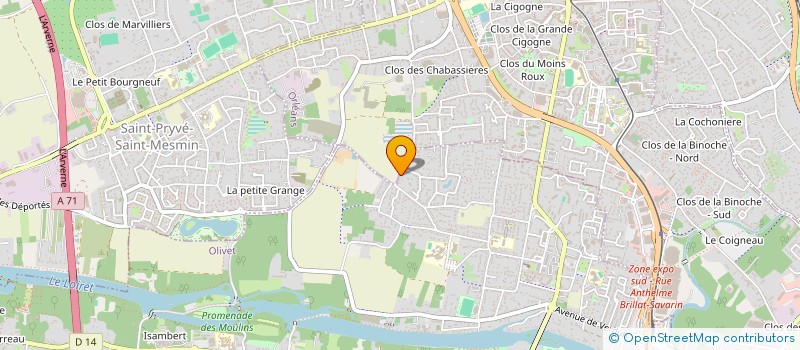 localisation de l'entreprise MAXVISTEP  OLIVET