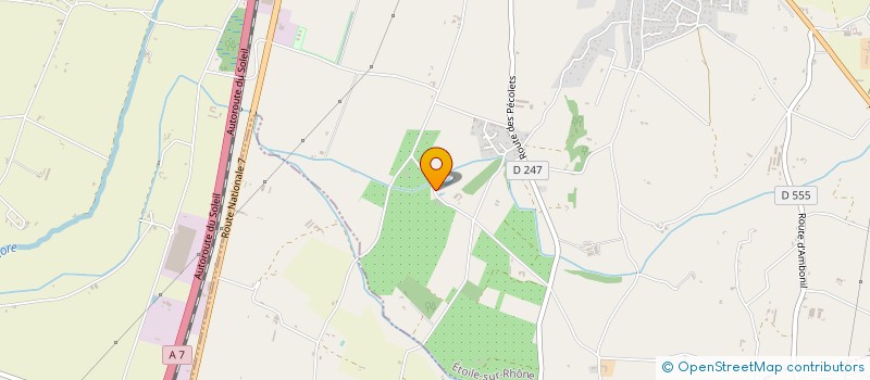 localisation de l'entreprise MAXWELTON-IEC  ETOILE-SUR-RHONE