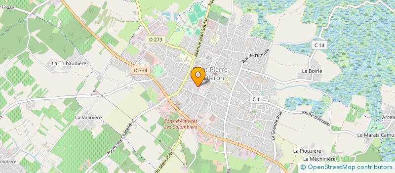 localisation de l'entreprise MAXWOOD  SAINT-PIERRE-D'OLERON