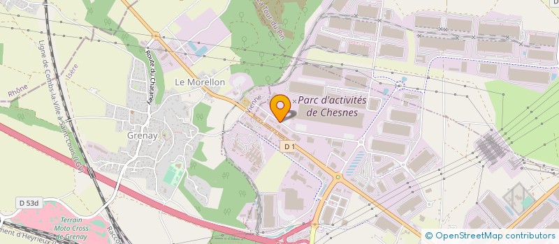 localisation de l'entreprise MAXXEGA à SAINT-QUENTIN-FALLAVIER