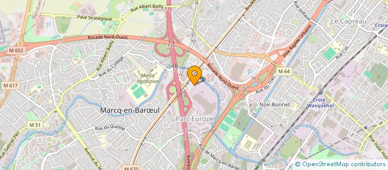 localisation de l'entreprise MAXXING à MARCQ-EN-BARŒUL