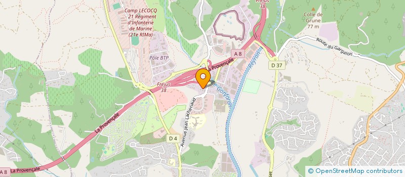 localisation de l'entreprise MAXYMUS à FREJUS