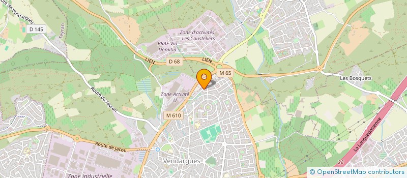 localisation de l'entreprise MAXYNET à VENDARGUES