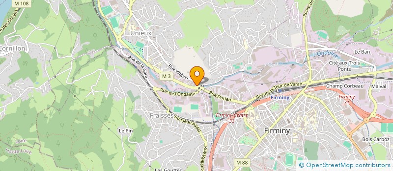 localisation de l'entreprise MAY  UNIEUX