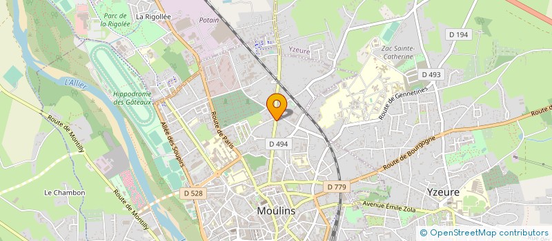 localisation de l'entreprise MAY-ACTION à MOULINS