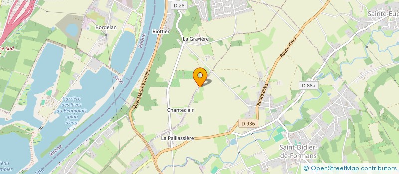 localisation de l'entreprise MAY AUTO CARROSSERIE  FAREINS