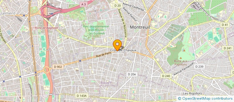 localisation de l'entreprise MAY AUTO-ECOLE  MONTREUIL