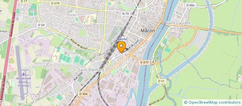 localisation de l'entreprise MAY BAT à MACON