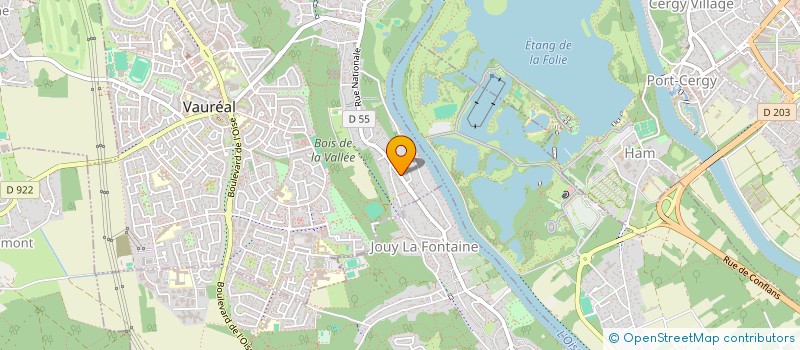 localisation de l'entreprise MAY BATI  VAUREAL