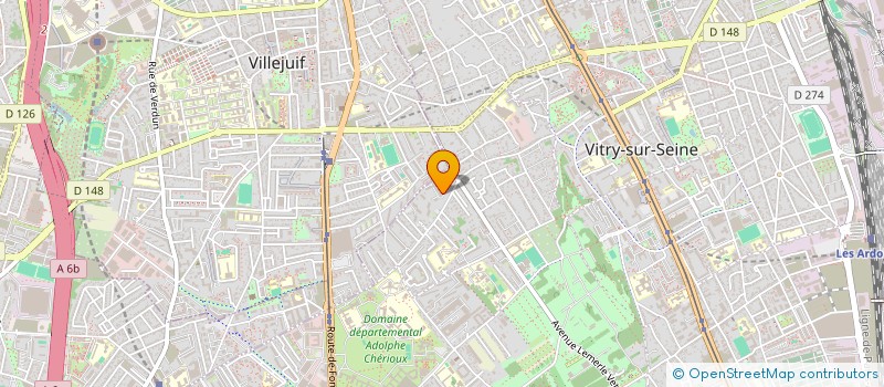 localisation de l'entreprise MAY BATIMENTS  VITRY-SUR-SEINE