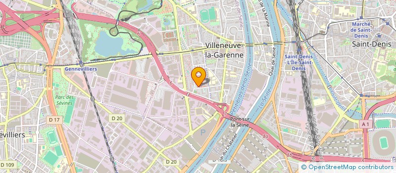 localisation de l'entreprise MAY-BTP à VILLENEUVE-LA-GARENNE