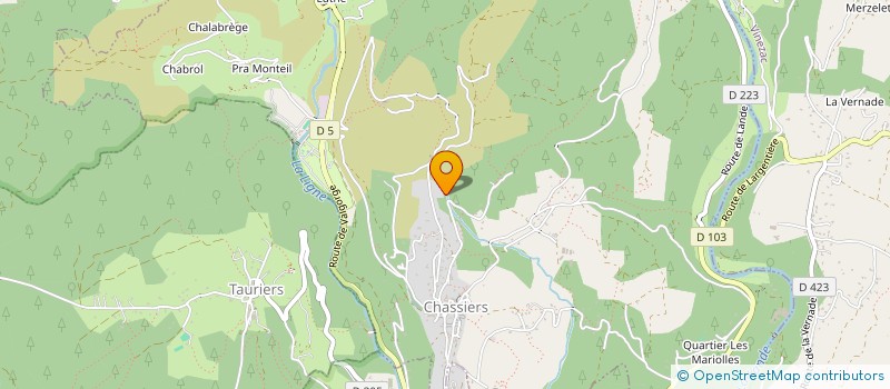 localisation de l'entreprise MAY & CO  CHASSIERS