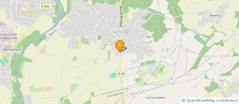 localisation de l'entreprise MAY COOKING  TIGNIEU-JAMEYZIEU