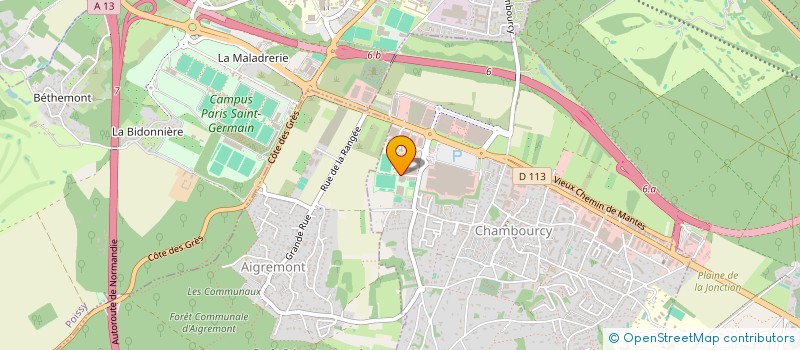 localisation de l'entreprise MAY ELEC à CHAMBOURCY