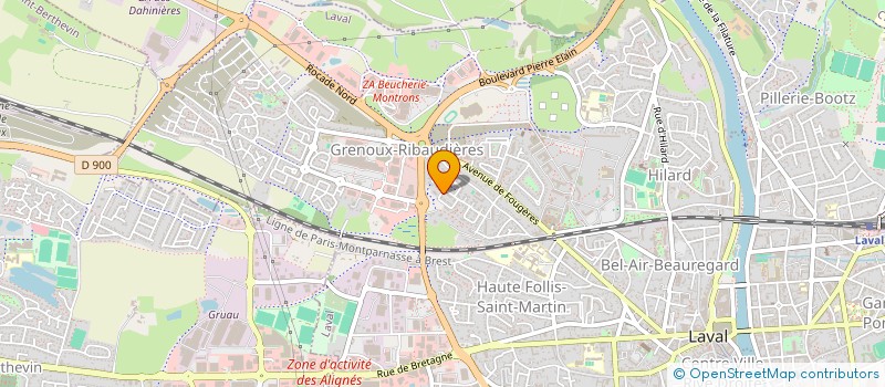 localisation de l'entreprise MAY'ENGINE à LAVAL