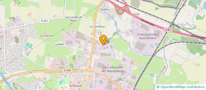 localisation de l'entreprise MAY'EXPERTISE à LAVAL