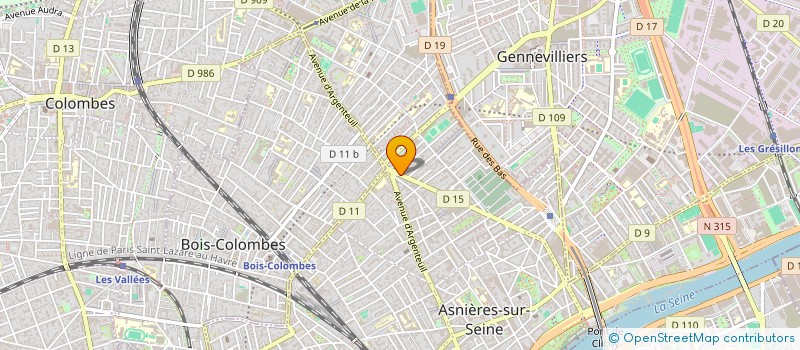 localisation de l'entreprise MAY - FRUITS  ASNIERES-SUR-SEINE