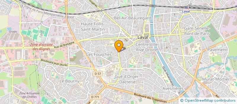 localisation de l'entreprise MAY'LEX à LAVAL