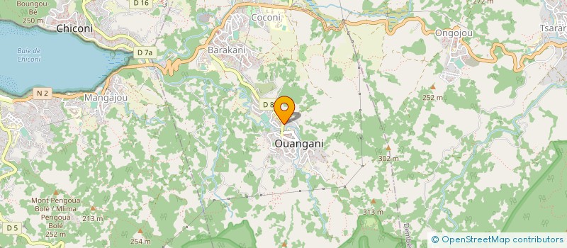 localisation de l'entreprise MAY' MONTELEC976 à OUANGANI