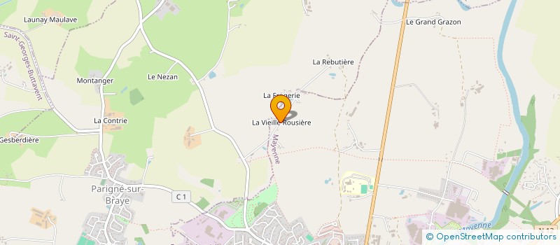 localisation de l'entreprise MAY'N'ROC à MAYENNE