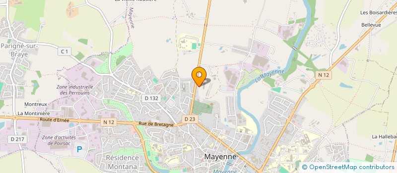localisation de l'entreprise MAY'NORMANDE DYNAMIC à MAYENNE