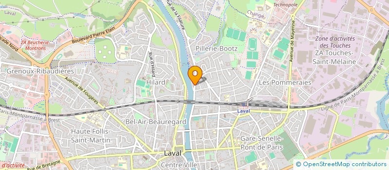 localisation de l'entreprise MAY'NOT à LAVAL