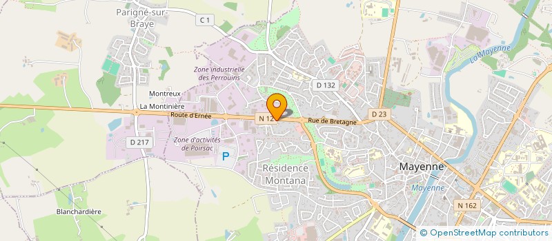 localisation de l'entreprise MAY'ROC  MAYENNE