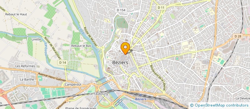 localisation de l'entreprise MAY SHOP à BEZIERS