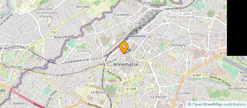 localisation de l'entreprise MAY STYLE  ANNEMASSE