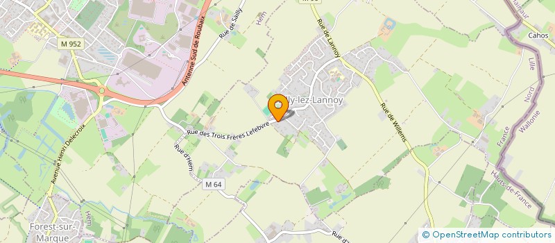 localisation de l'entreprise MAY23  SAILLY-LEZ-LANNOY