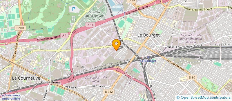 localisation de l'entreprise MAYA à LE BOURGET