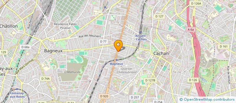 localisation de l'entreprise MAYA  CACHAN