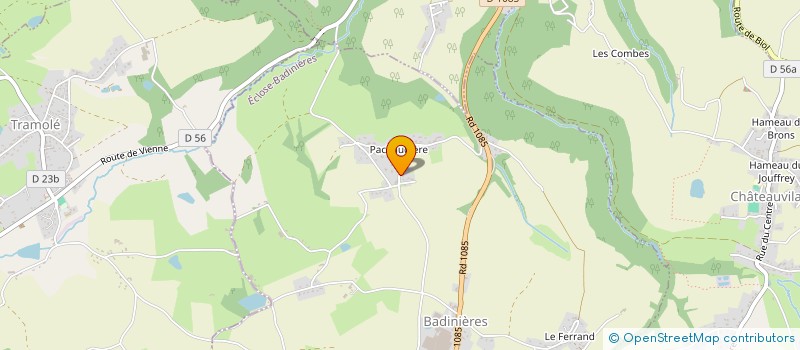 localisation de l'entreprise MAYA  ECLOSE-BADINIERES