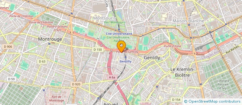 localisation de l'entreprise MAYA  GENTILLY