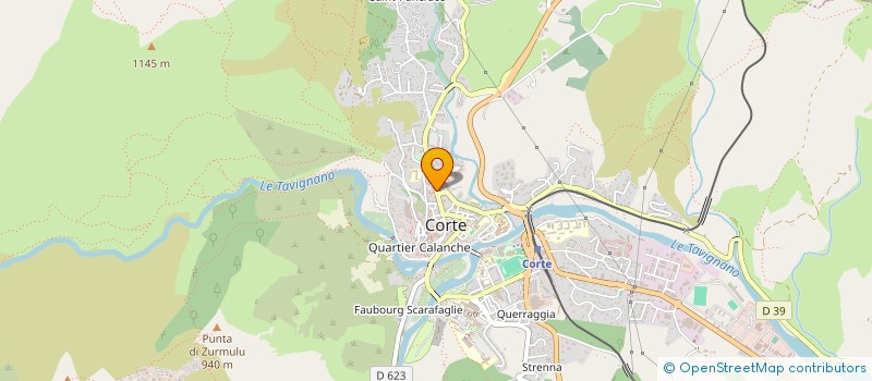 localisation de l'entreprise MAYA à CORTE