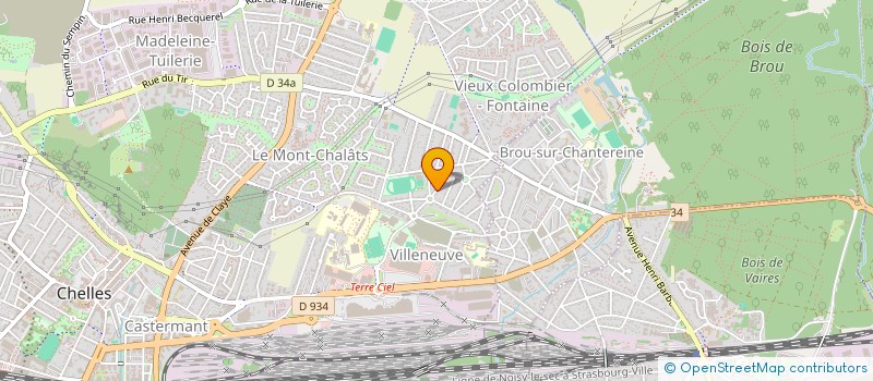 localisation de l'entreprise MAYA  CHELLES