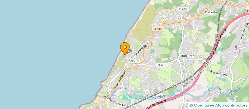 localisation de l'entreprise MAYA  BIDART