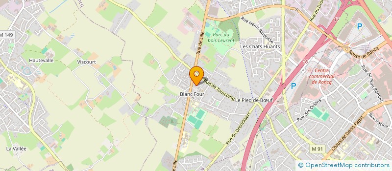 localisation de l'entreprise MAYA à RONCQ