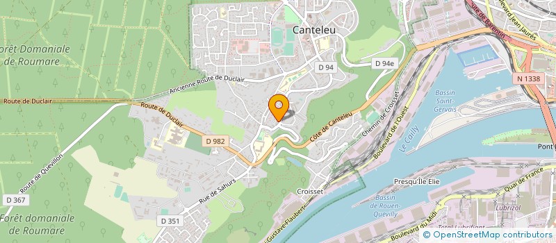 localisation de l'entreprise MAYA à CANTELEU