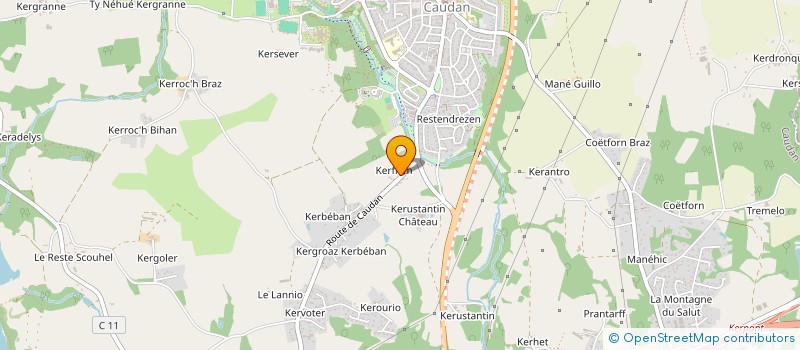 localisation de l'entreprise MAYA  CAUDAN