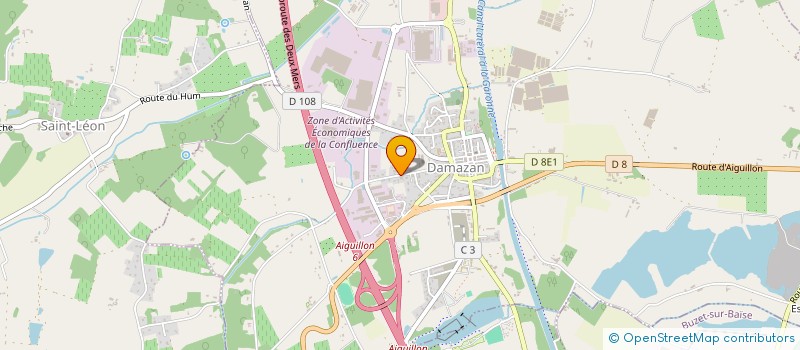 localisation de l'entreprise MAYA  DAMAZAN