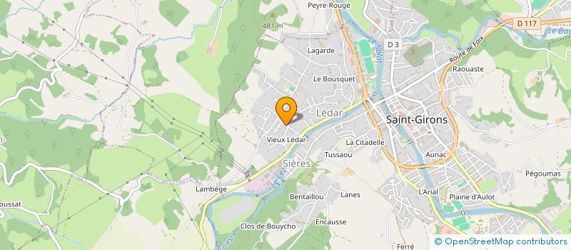 localisation de l'entreprise MAYA à SAINT-GIRONS