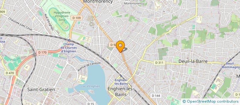localisation de l'entreprise MAYA à ENGHIEN-LES-BAINS