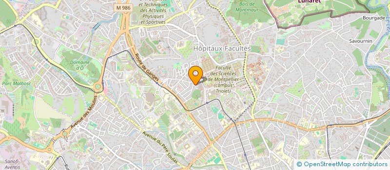localisation de l'entreprise MAYA à MONTPELLIER
